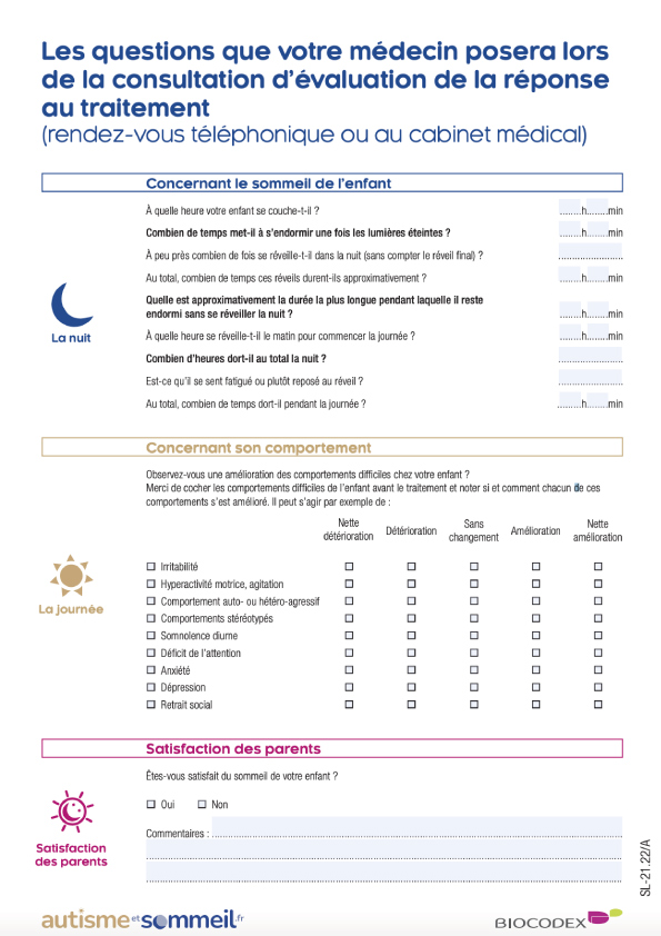 Critères évaluation parents